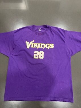 Reebok Purple Graphic Crewneck Tee with White Logo